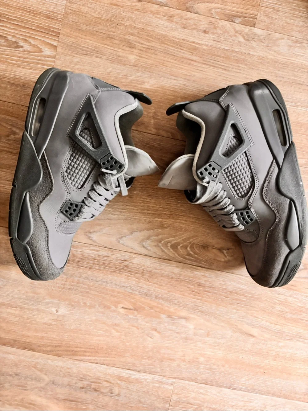 Jordan Men's Light Gray Suede Sneaker